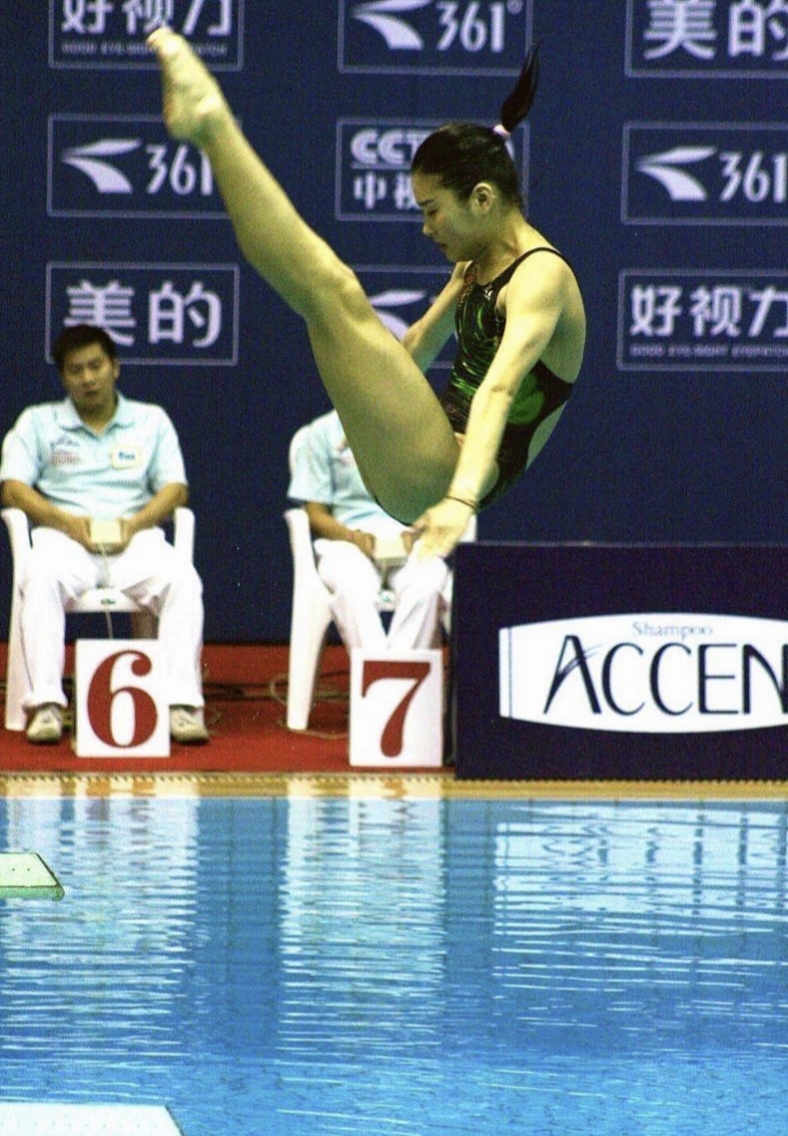 跳水女将一跃成为冠军,飞天般的表现 跳水女将一跃成为冠军,飞天般的表现