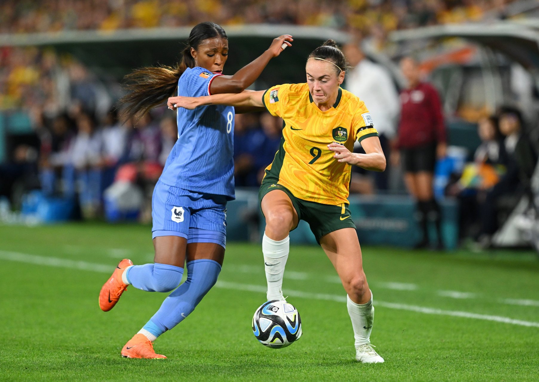 澳大利亚女足队在比赛中获得胜利 澳大利亚女足队在比赛中获得胜利