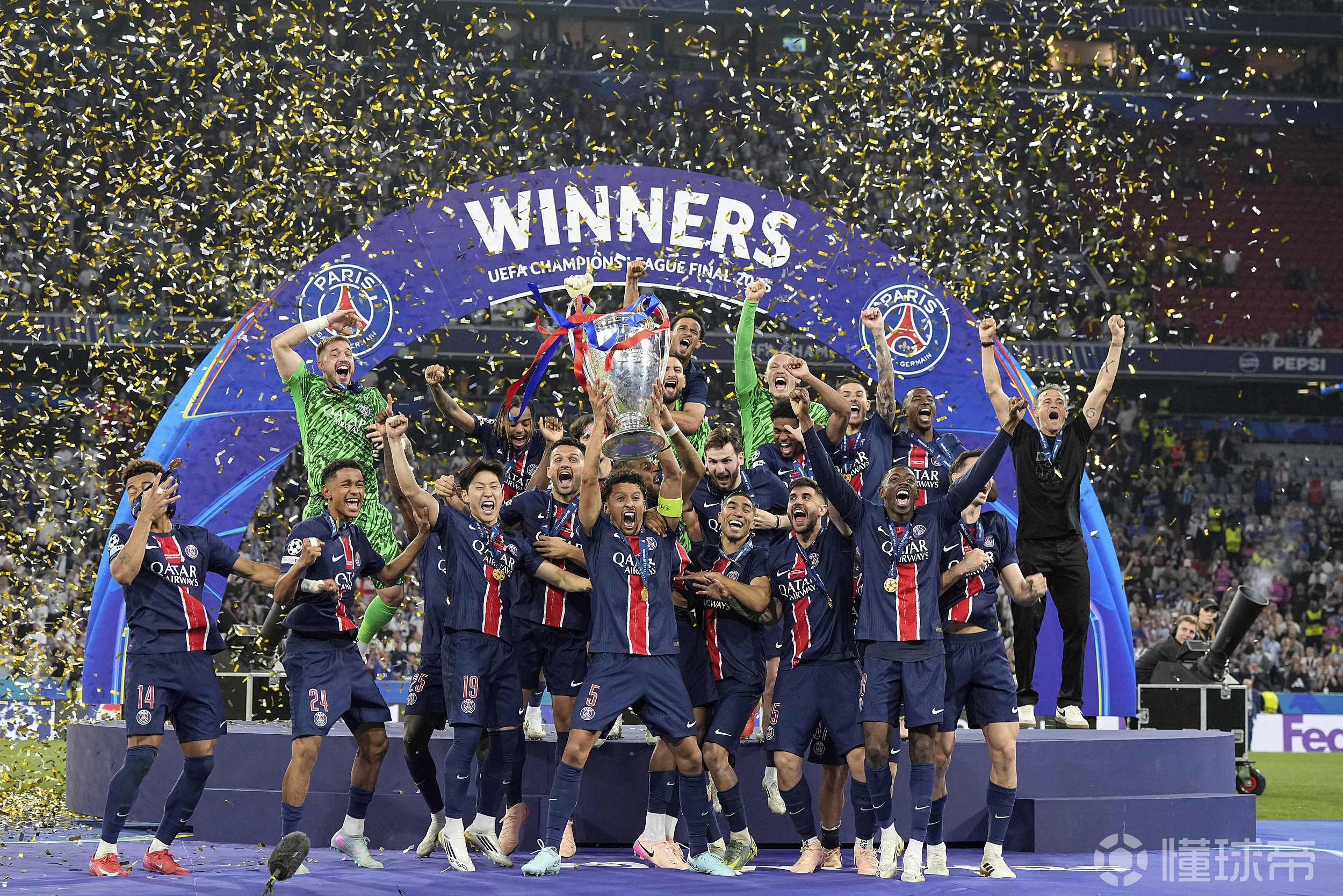巴黎圣日耳曼击败皇家马德里赢得国际冠军杯